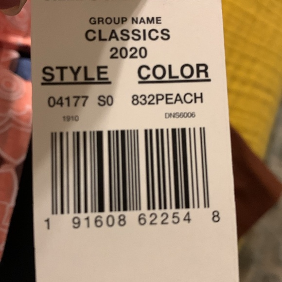 NWT Beautiful coral colored blouse w/ attached tank and silver tone necklace - Picture 9 of 9